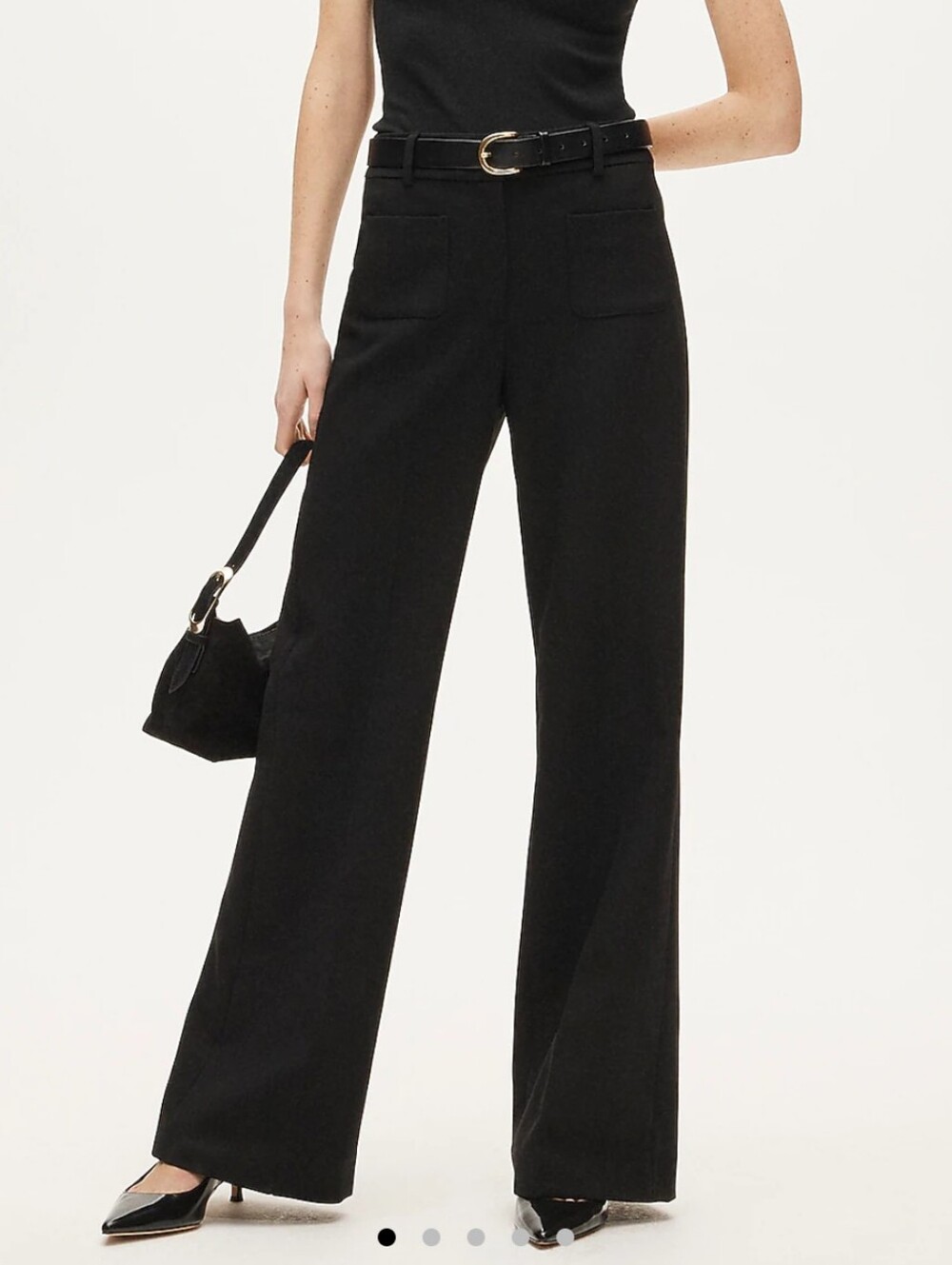 J Crew Tall Carolina pant in four-season stretch CP154 Size 6 Tall NWT Black